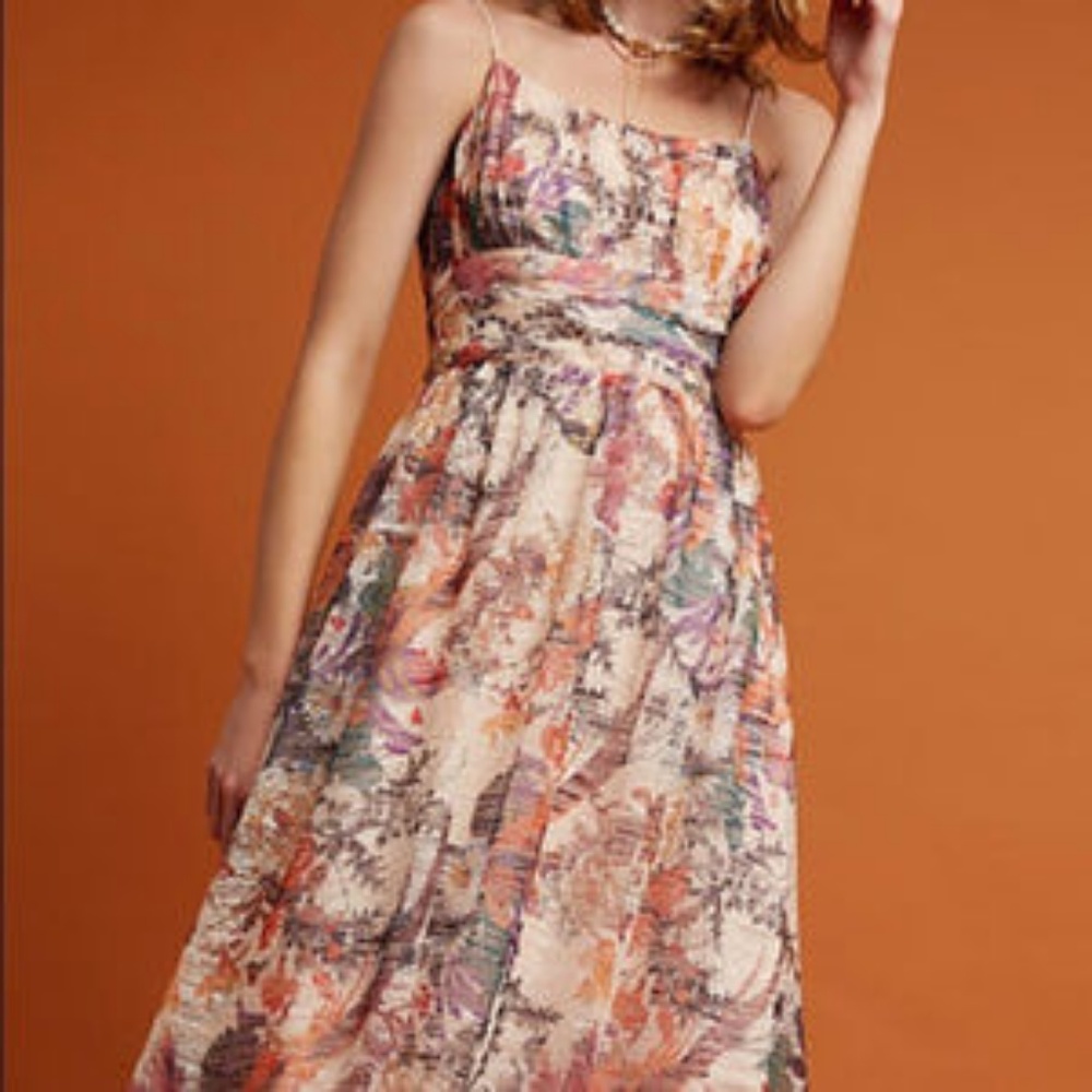 Anthropologie Maeve Fit  Flare Mackenzie Dress NWT